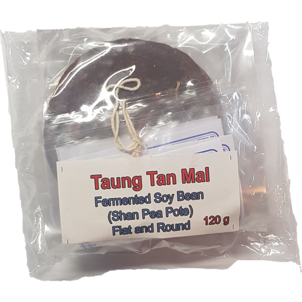 Taung Tan Mal - Fermented Soy Bean (Shan Pea Pote) (Flat and Round) (27 GM x 5 Packets) (135 GM)
