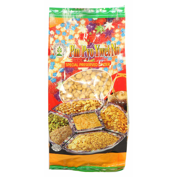 Pin Pyo Ywet Nu - Pickled Ginger & Assorted Fried Beans (250 GM)