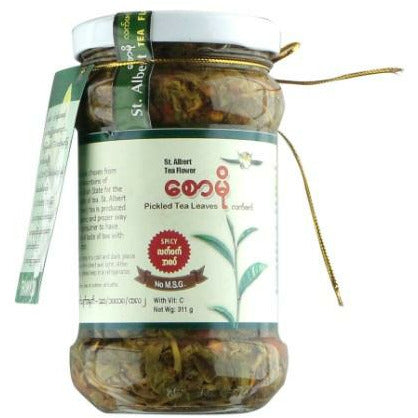 Saw Mo - Pickled Tea (Spicy) (No MSG) (311 GM)